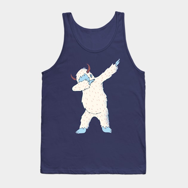 Dabbing Yeti Tank Top by TomCage